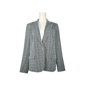 Jones New York Signature Black and White‎ Blazer Size Large